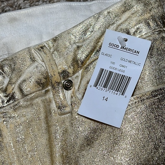 Good American Good Legs Metallic Pants - Picture 7 of 11
